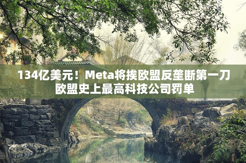 134亿美元！Meta将挨欧盟反垄断第一刀 欧盟史上最高科技公司罚单