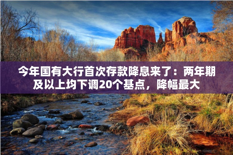 今年国有大行首次存款降息来了：两年期及以上均下调20个基点，降幅最大