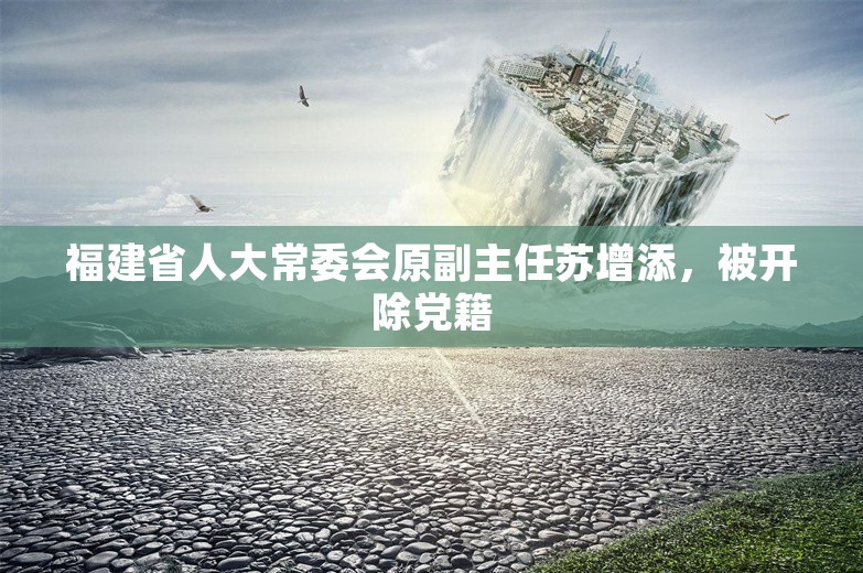 福建省人大常委会原副主任苏增添，被开除党籍