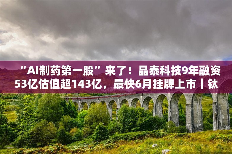 “AI制药第一股”来了！晶泰科技9年融资53亿估值超143亿，最快6月挂牌上市｜钛媒体AGI