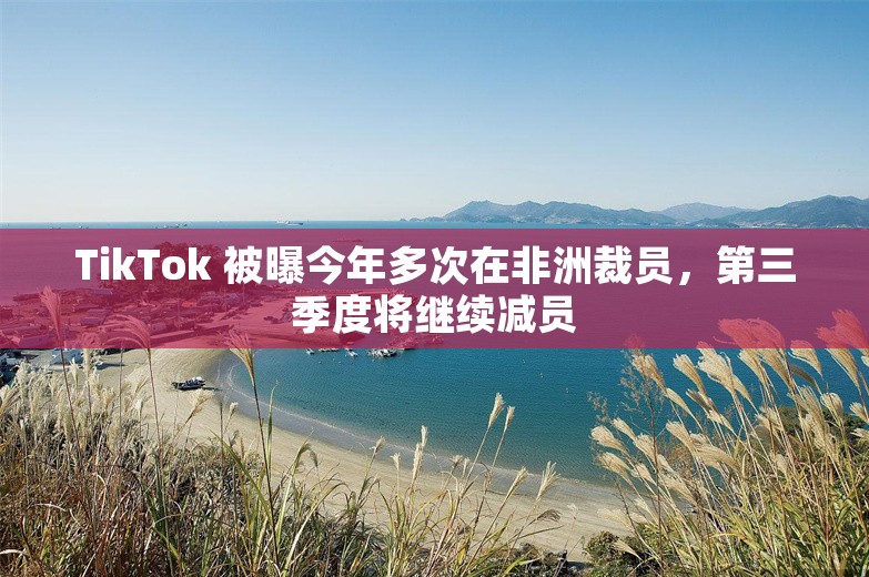 TikTok 被曝今年多次在非洲裁员，第三季度将继续减员