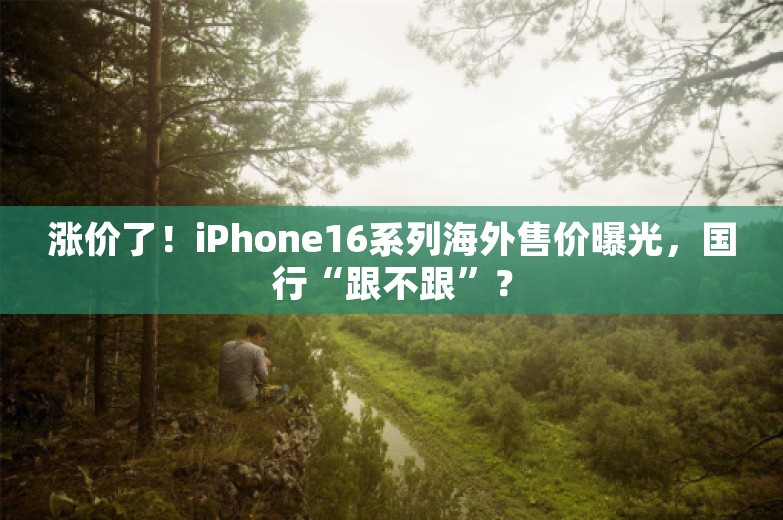 涨价了！iPhone16系列海外售价曝光，国行“跟不跟”？