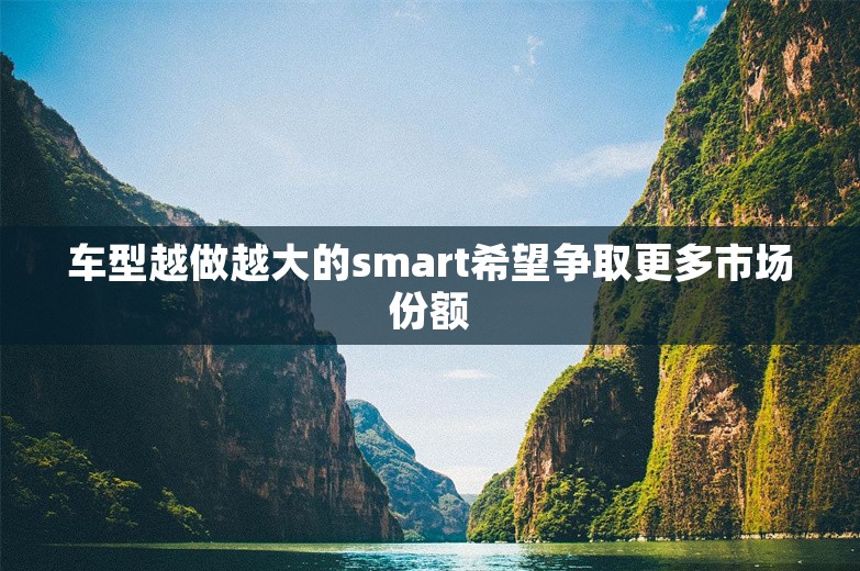 车型越做越大的smart希望争取更多市场份额