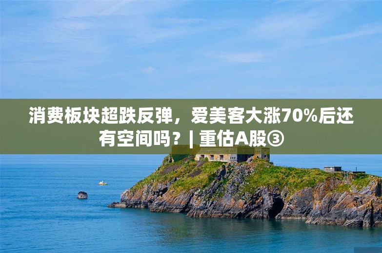 消费板块超跌反弹，爱美客大涨70%后还有空间吗？| 重估A股③