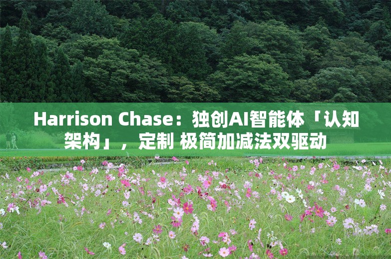 Harrison Chase：独创AI智能体「认知架构」，定制 极简加减法双驱动