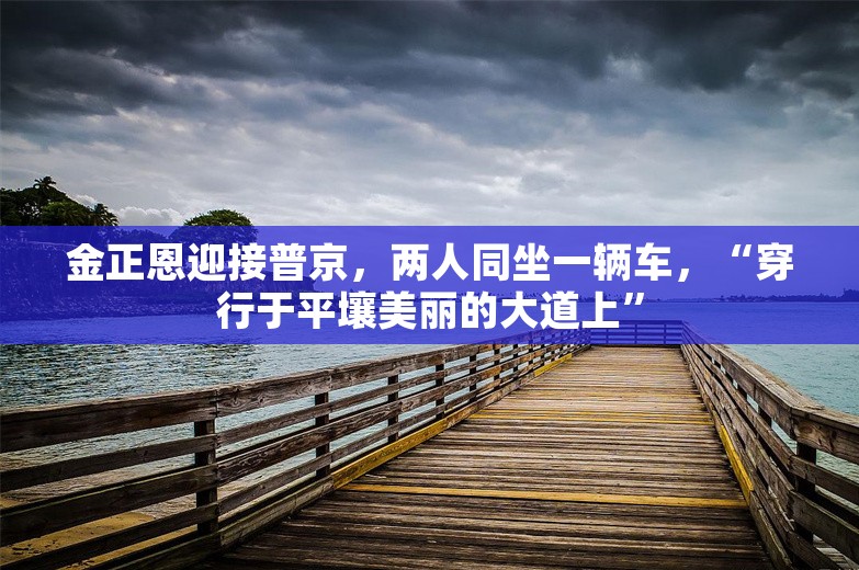 金正恩迎接普京，两人同坐一辆车，“穿行于平壤美丽的大道上”