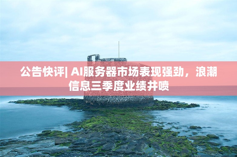 公告快评| AI服务器市场表现强劲，浪潮信息三季度业绩井喷