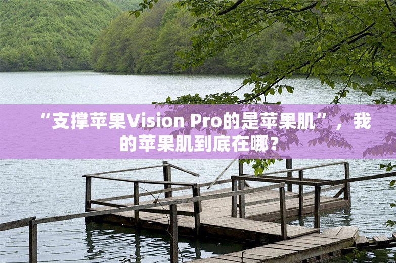 “支撑苹果Vision Pro的是苹果肌”，我的苹果肌到底在哪？