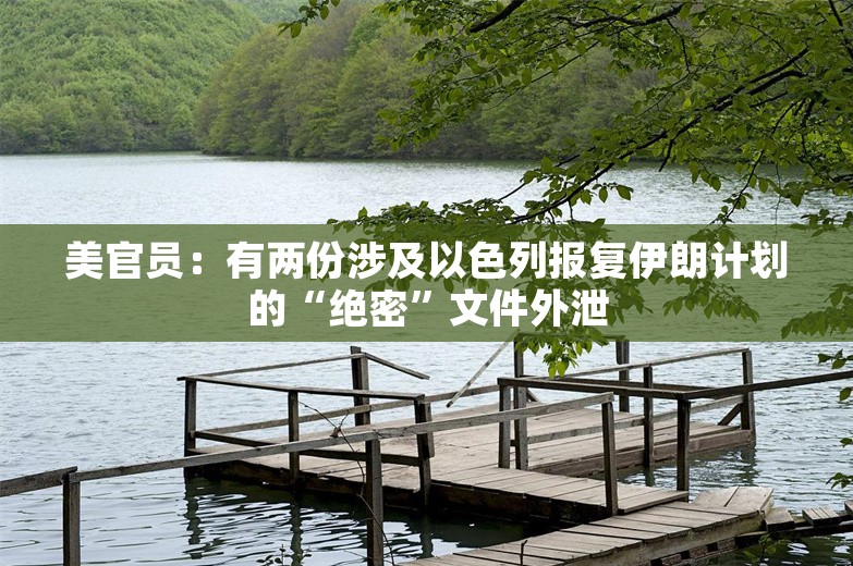 美官员：有两份涉及以色列报复伊朗计划的“绝密”文件外泄