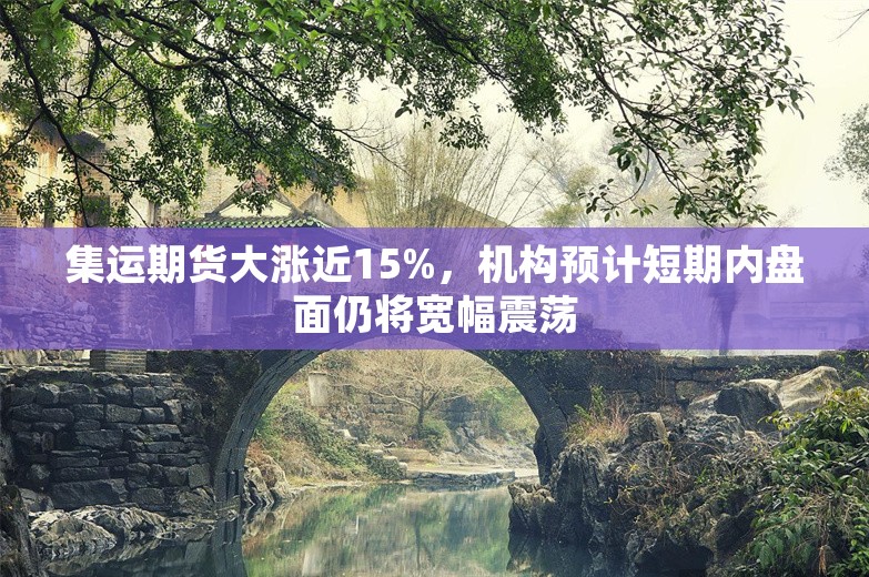 集运期货大涨近15%，机构预计短期内盘面仍将宽幅震荡