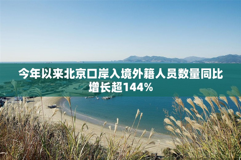 今年以来北京口岸入境外籍人员数量同比增长超144%