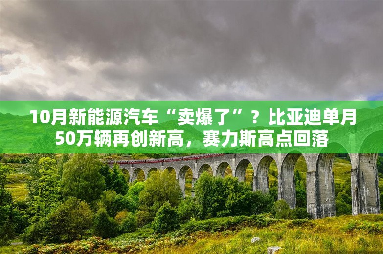 10月新能源汽车“卖爆了”？比亚迪单月50万辆再创新高，赛力斯高点回落