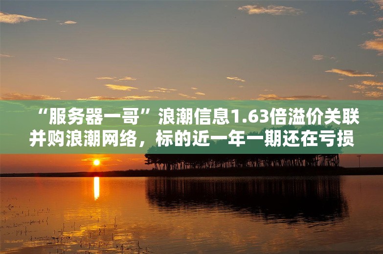 “服务器一哥”浪潮信息1.63倍溢价关联并购浪潮网络，标的近一年一期还在亏损