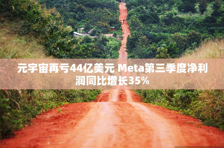 元宇宙再亏44亿美元 Meta第三季度净利润同比增长35%