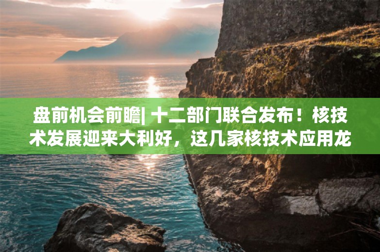 盘前机会前瞻| 十二部门联合发布！核技术发展迎来大利好，这几家核技术应用龙头企业值得关注（附概念股）