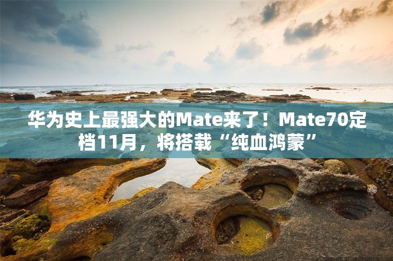 华为史上最强大的Mate来了！Mate70定档11月，将搭载“纯血鸿蒙”