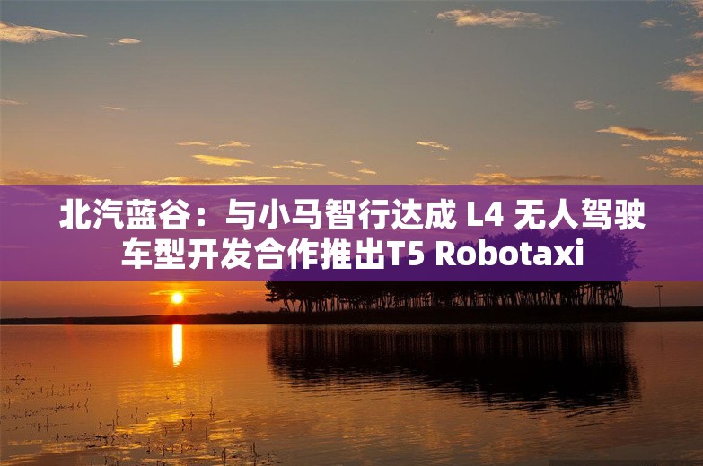 北汽蓝谷：与小马智行达成 L4 无人驾驶车型开发合作推出T5 Robotaxi