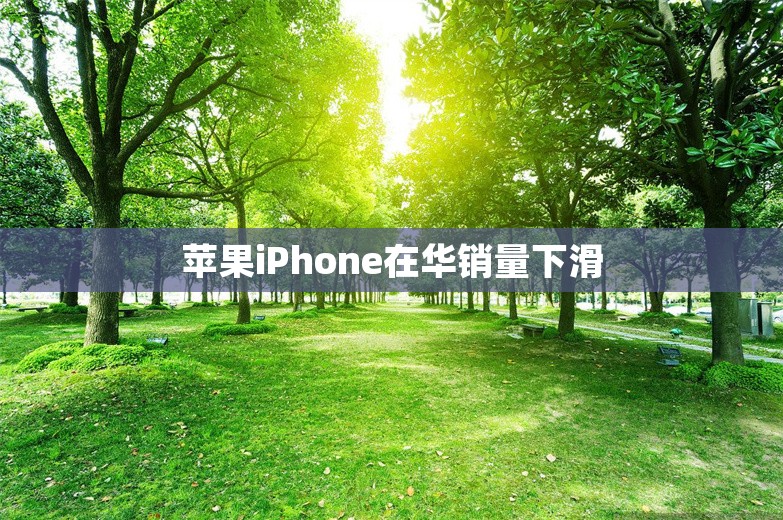 苹果iPhone在华销量下滑