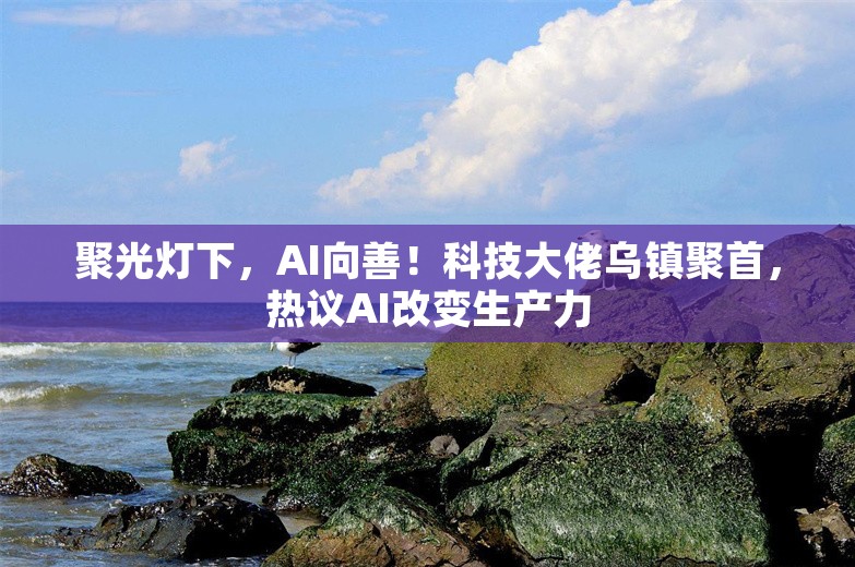 聚光灯下，AI向善！科技大佬乌镇聚首，热议AI改变生产力