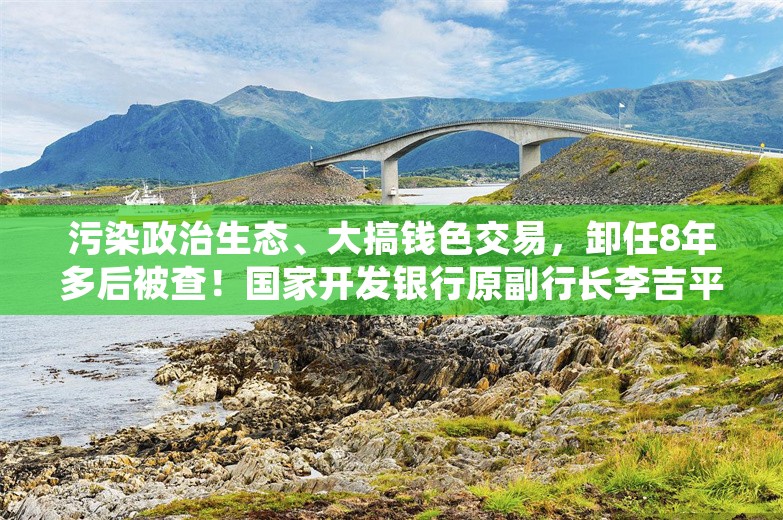 污染政治生态、大搞钱色交易，卸任8年多后被查！国家开发银行原副行长李吉平被公诉