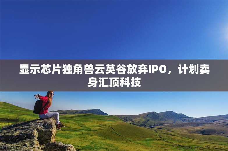 显示芯片独角兽云英谷放弃IPO，计划卖身汇顶科技