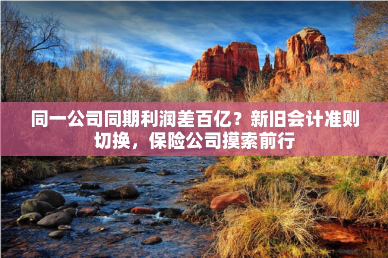 同一公司同期利润差百亿？新旧会计准则切换，保险公司摸索前行