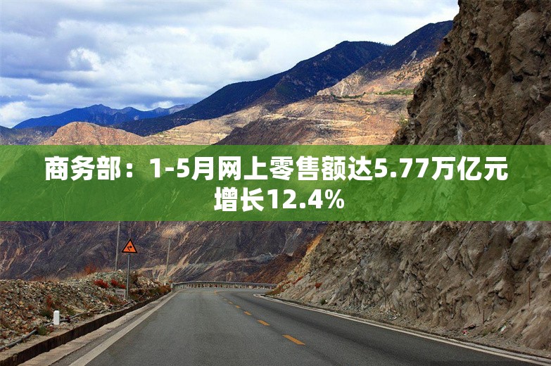 商务部：1-5月网上零售额达5.77万亿元 增长12.4%