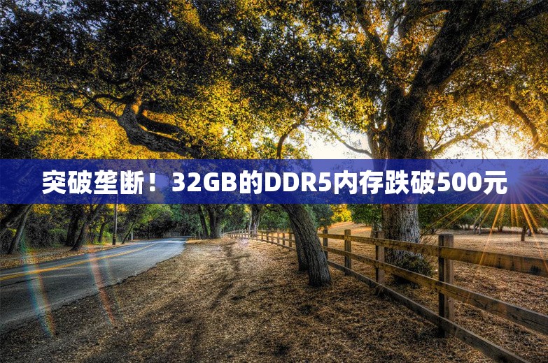 突破垄断！32GB的DDR5内存跌破500元