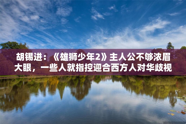 胡锡进：《雄狮少年2》主人公不够浓眉大眼，一些人就指控迎合西方人对华歧视