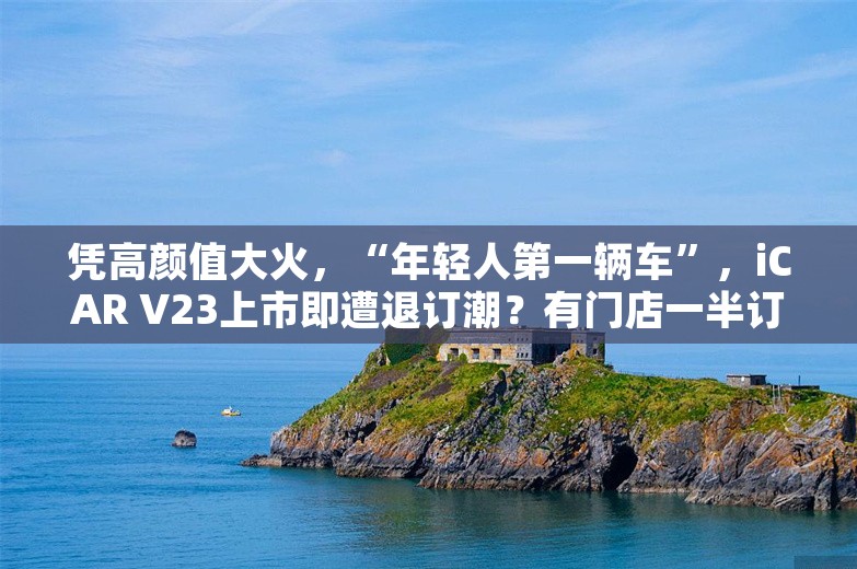 凭高颜值大火，“年轻人第一辆车”，iCAR V23上市即遭退订潮？有门店一半订单被退，品牌方发声：遭到恶意攻击