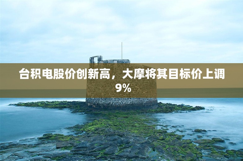 台积电股价创新高，大摩将其目标价上调 9%