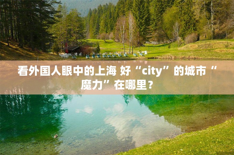 看外国人眼中的上海 好“city”的城市“魔力”在哪里？