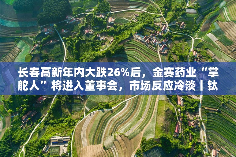 长春高新年内大跌26%后，金赛药业“掌舵人”将进入董事会，市场反应冷淡丨钛媒体焦点