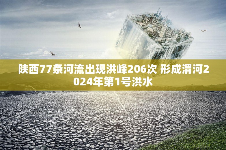 陕西77条河流出现洪峰206次 形成渭河2024年第1号洪水