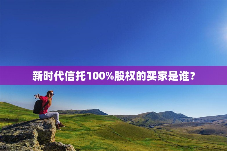 新时代信托100%股权的买家是谁？